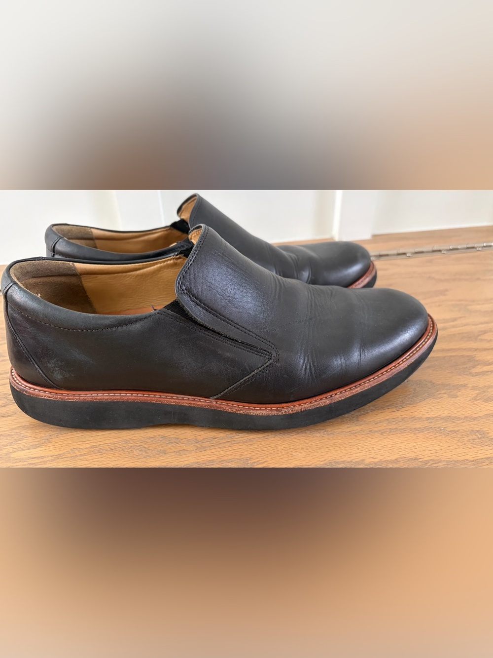 Samuel Hubbard Men’s Frequent Traveler Loafers | Black Leather | Size 10.5 - Picture 2 of 4